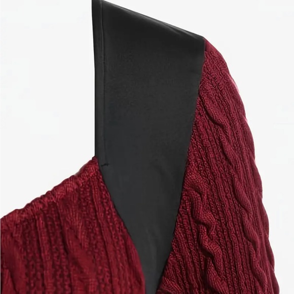 Color Block Drawstring Dress - Picture 5 of 10